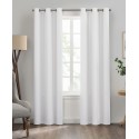 Solid Textured Blackout Curtain Panel, 54