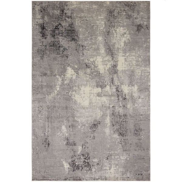 Modern Gray 4' x 6' Area Rug