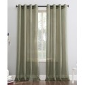 Crushed Sheer Grommet Single Curtain Panel, 51