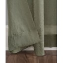 Crushed Sheer Grommet Single Curtain Panel, 51