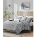 Clipped Jacquard 5-Pc. Comforter Set, Full/Queen