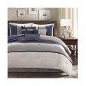 7-PC Comforter Set, Blue - Queen