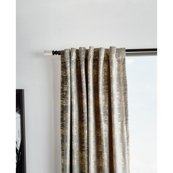 Metallic Velvet Curtain Panel Set, 50