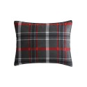 Plaid Microsuede Down Alt Reversible Comforter Set, Twin