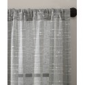 Textured Slub Stripe Anti-Dust Curtain Panel, 52