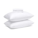 Cotton Blend Breathable Pillow Protector with Zipper – (2 Pack)