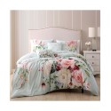 Green Bedding 100% Cotton 5-Piece Queen Size Reversible Comforter Set