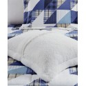 Reversible Velvet to Sherpa Comforter Set, Full/Queen