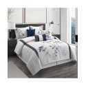 Luxurious Queen Comforter Ensemble, 7-Piece