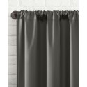 100% Blackout Rod Pocket Single Curtain Panel, 40